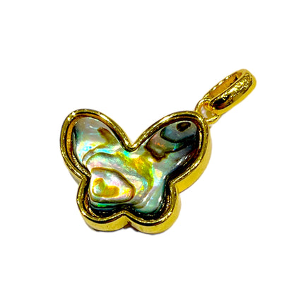 Pendentif papillon coquille d’ormeaux