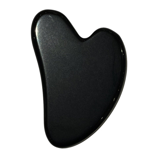 Gua sha obsidienne coeur