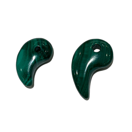 Congo Comma Malachite Pendant