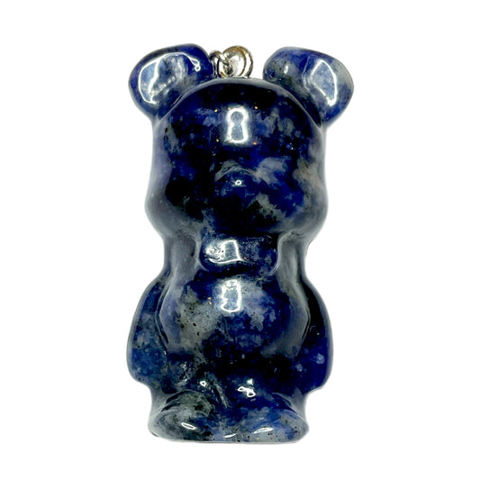 Pendentif Sodalite en nounours