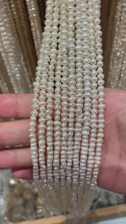 Fil de perle d’eau douce 4-5 mm [38]
