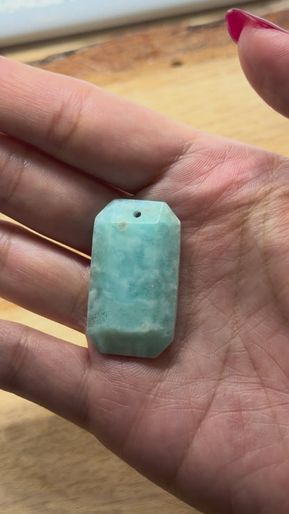 Pendentif rectangle 20x35 mm (6 pierres disponibles) (bélière non incluse)