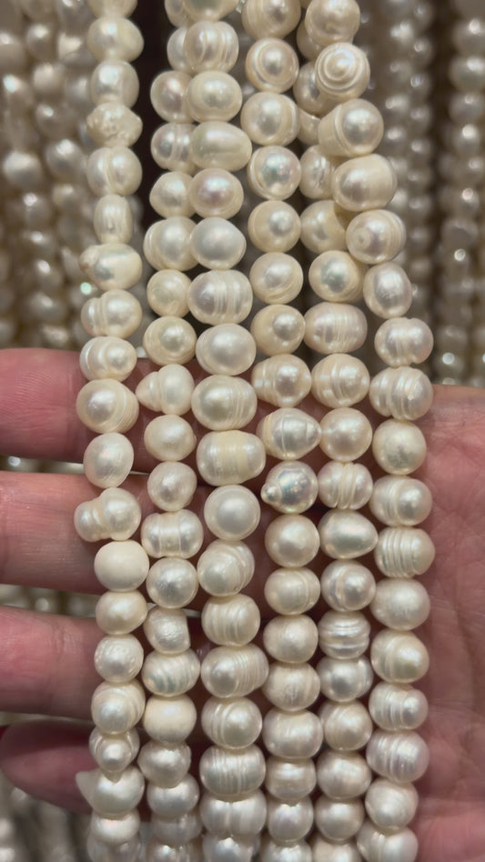 Fil de perle d’eau douce 7-8 mm [75]