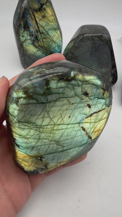 Labradorite forme libre AA+ 558g (Lot 24) Abimé