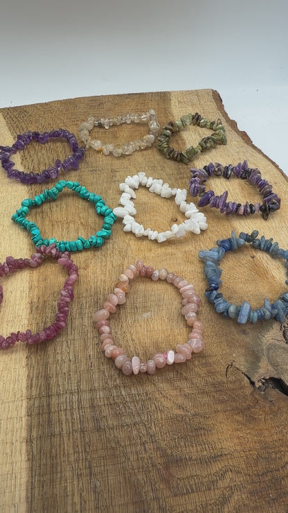 Bracelet baroque (42 pierres naturelles disponible)