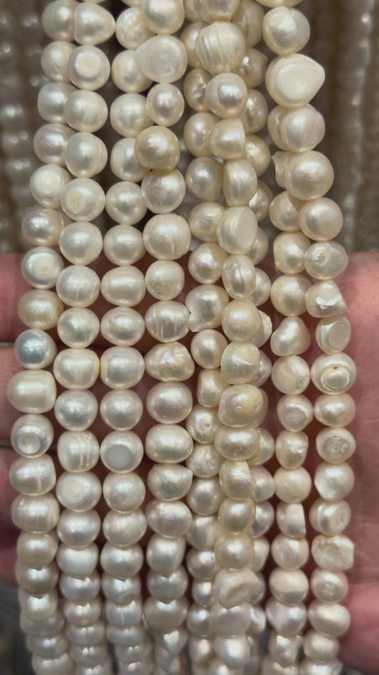 Fil de perle d’eau douce 6-7 mm [69]