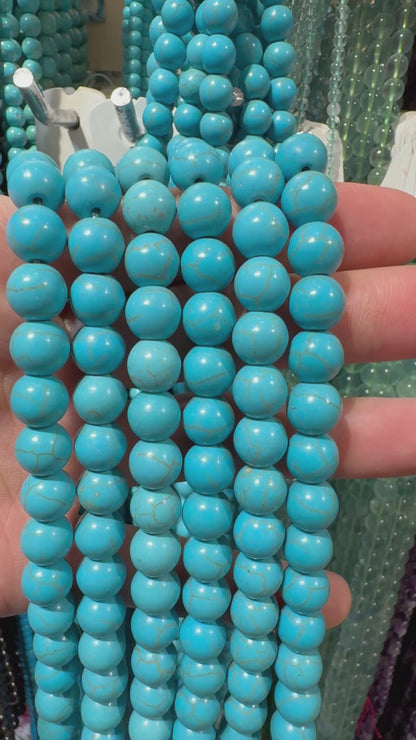 Fil de perle Howlite turquoise A
