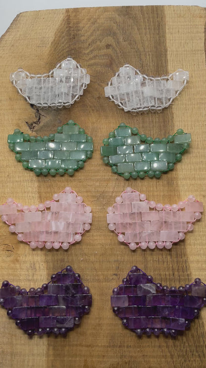 Un lot de 2 Patchs pour contour des yeux en Cristal de roche