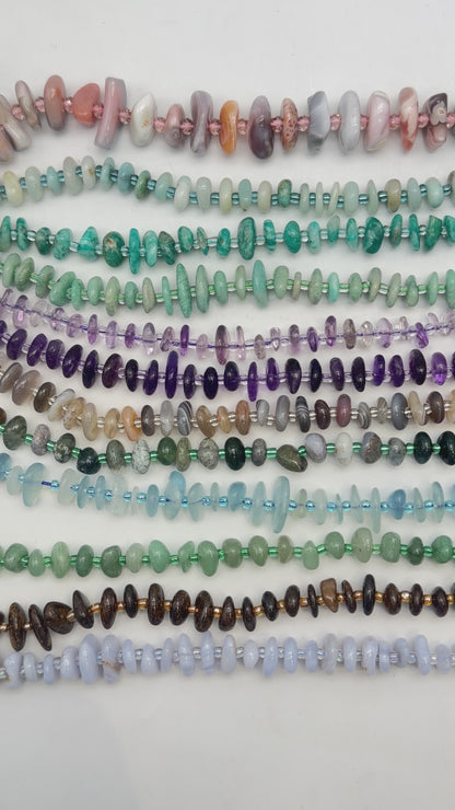Fil de pierre baroque 5x8 mm (16 pierres disponibles)