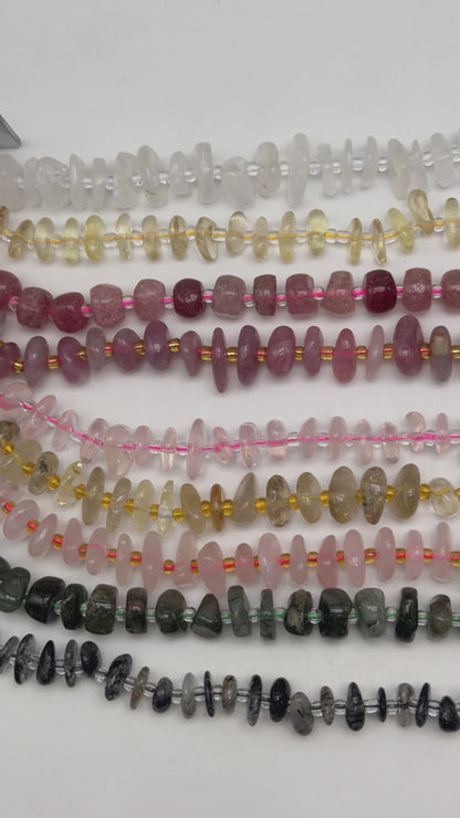 Baroque stone bead strand 5x12 mm (27 beads available)