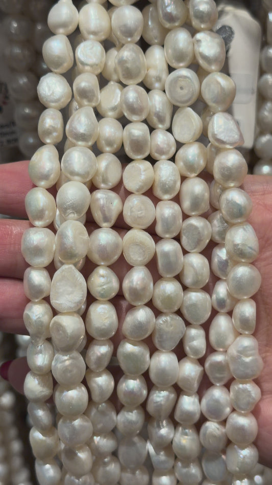 Fil de perle d’eau douce 9-10 mm [88]