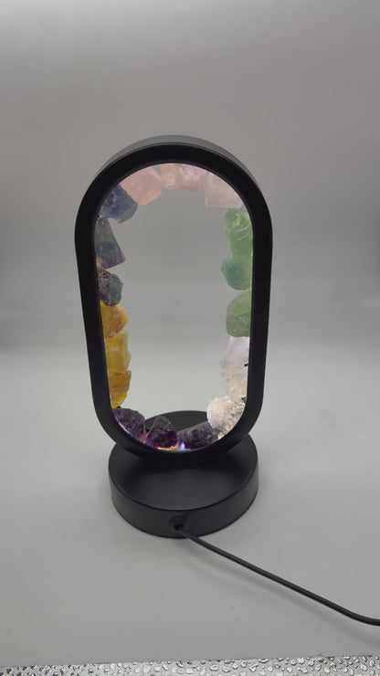 Lampe en pierre naturelle ovale