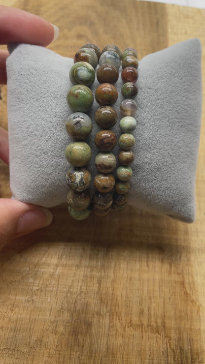 Bracelet Pietersite verte A+