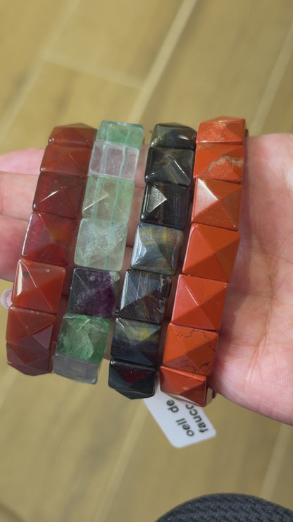 AA+ Bracelet 12x12 mm (7 stones available) #7