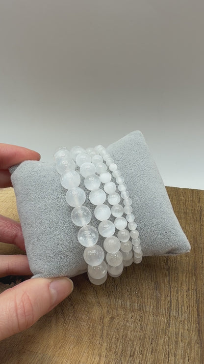 Bracelet Sélenite Oeil de chat A