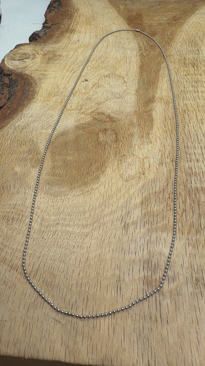 Lot de 10 chaînes billes en acier inoxydable argenté modèle 29