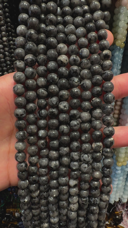 Fil de perle Larvikite A