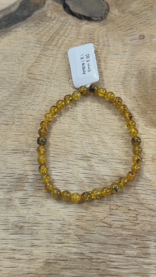 Bracelet Ambre adulte (référence 6)