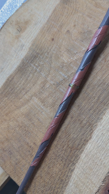 Baguette magique en quartz blanc artisanale pour rituel & méditation 41 cm à l’unité