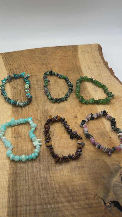 Bracelet baroque (42 pierres naturelles disponible)