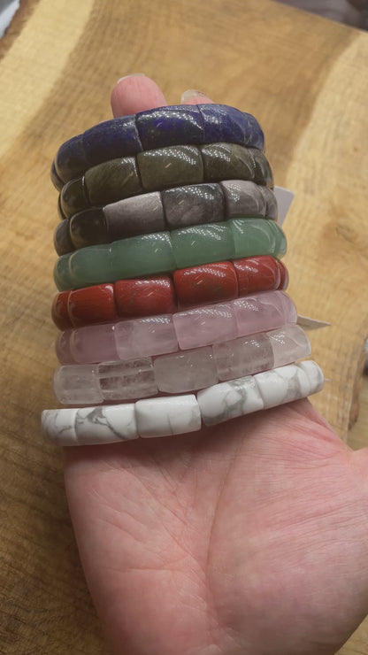 Bracelet à 2 trous AA+ 11x17 mm (27 pierres disponible) #8 RESTOCK NEW