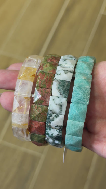 AA+ Bracelet 12x12 mm (7 stones available) #7