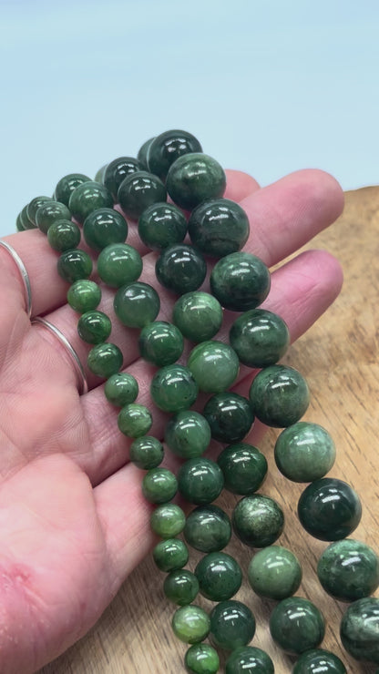 Fil de perle Jade Nephrite A