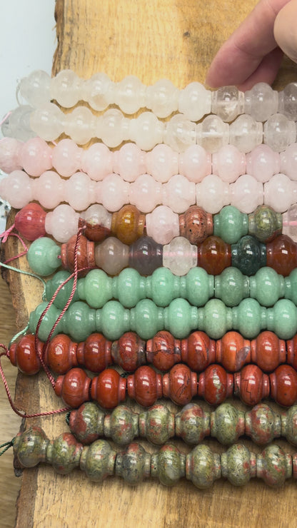 Fil de perle forme gourde 12x14 mm référence 61 (6 pierres disponible)