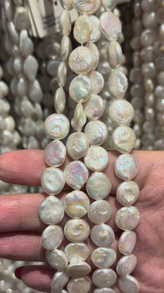 Fil de perle d’eau douce 11-12 mm [102 BIS]