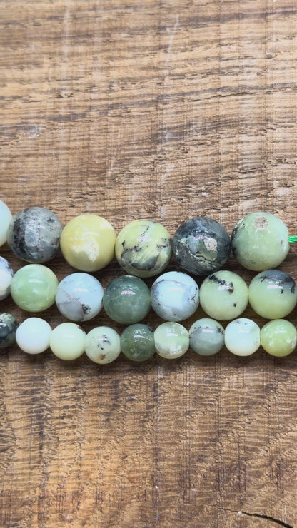 Fil de perle Opale verte A