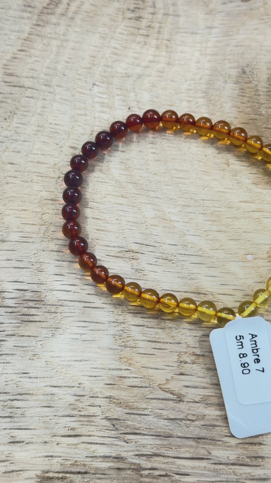 Bracelet Ambre adulte (référence 7)
