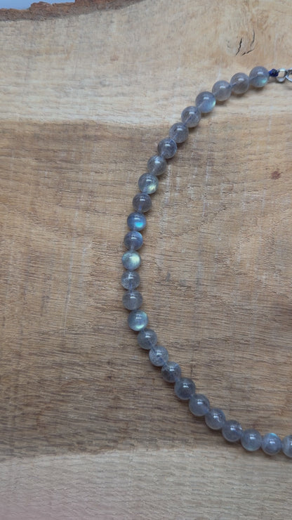 Collier boule Labradorite A
