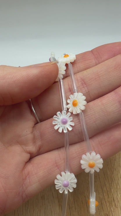 Fil de marguerite en nacre 10 mm