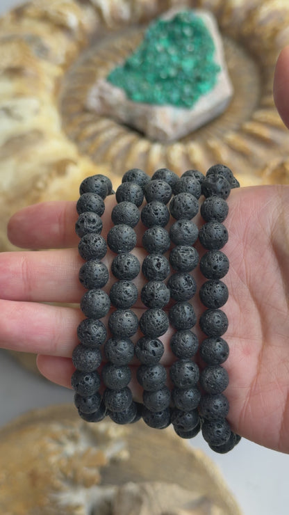 Bracelet Pierre de lave A