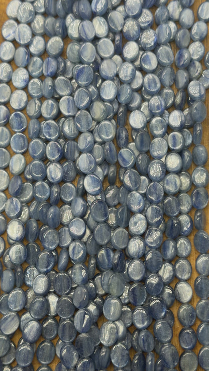 Blue Kyanite Teardrop Bead Strand 12x26 mm