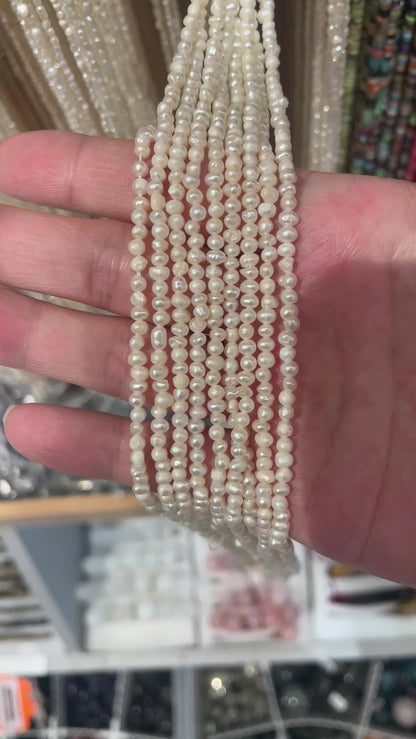 Fil de perle d’eau douce 3-3.5 mm [2]