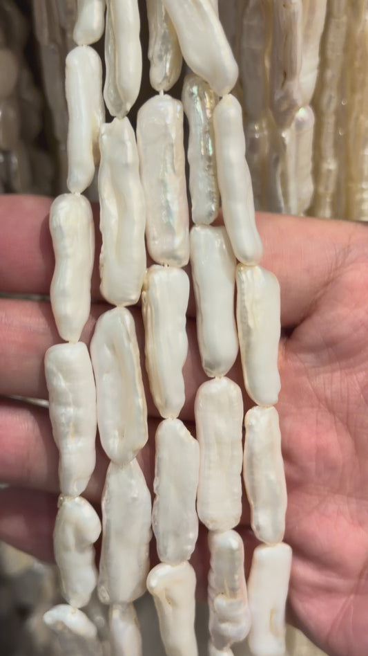 Fil de perle d’eau douce 8x30 mm [94 BIS]