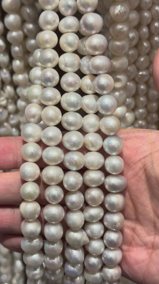 Fil de perle d’eau douce 10 mm [91]