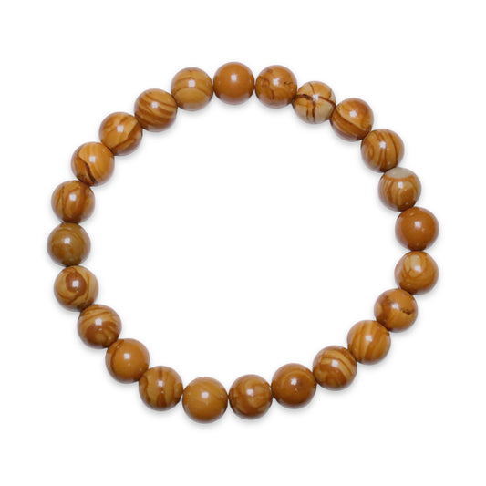 Men's Wood Jasper Bracelet