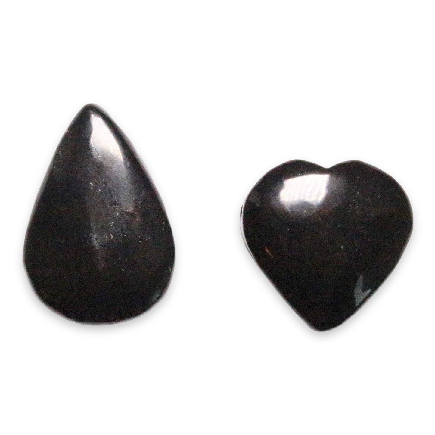 Hart en jicht Shungite hanger