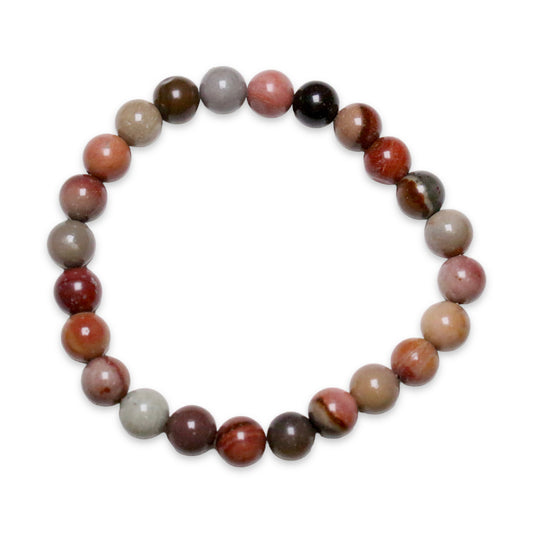 Polychrome Jasper -armband voor heren