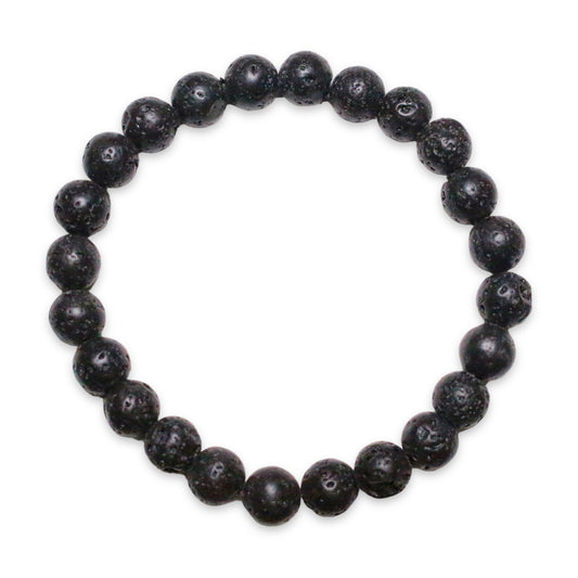 Men's lava stone bracelet