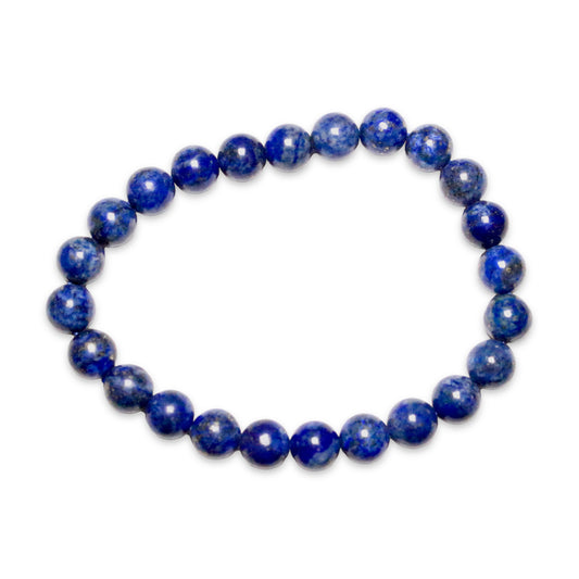 Bracelet Lapis lazuli AA+ taille homme