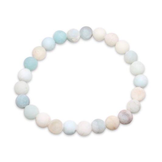 Mat Amazonite Bracelet Size Man