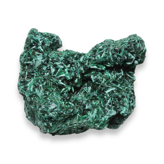 Congo fibrous brute malachite stone per kg