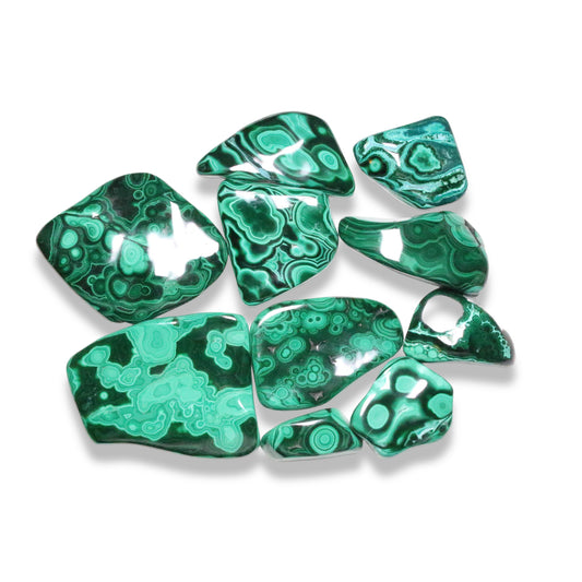 Polished Malachite per kg