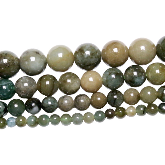 Fil de perle Jadeite multicolore