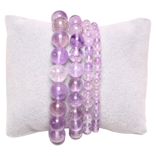 Lavender amethyst bracelet