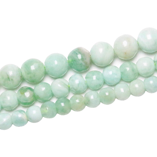 Groene Calcédonian Pearl Wire