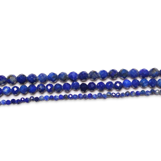 Lapis Lazuli Fil in Pearl Faceted